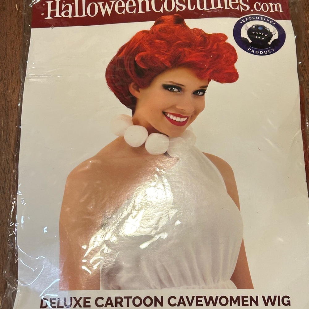 Red Wilma Flinstone wig. NWT